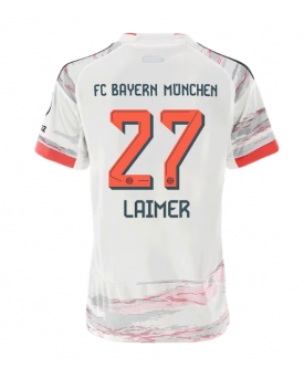 Billige Fotballdrakt Bayern Munich Konrad Laimer #27 Replika Bortedrakt Dame 2025-26 Kortermet Billige Fotballdrakt Bayern Munich Konrad Laimer #27 Replika Bortedrakt Dame 2025-26 Kortermet